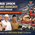 Klinik UMKM Minang Bangkit Resmi Diluncurkan, Percepat Pemulihan Ekonomi Pascabencana di Sumbar