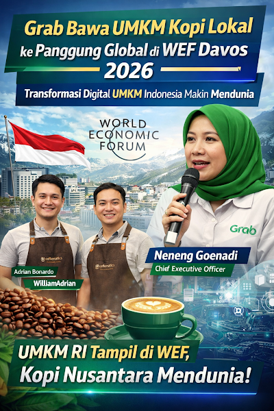 Grab Bawa UMKM Kopi Lokal ke Panggung Global di WEF Davos 2026