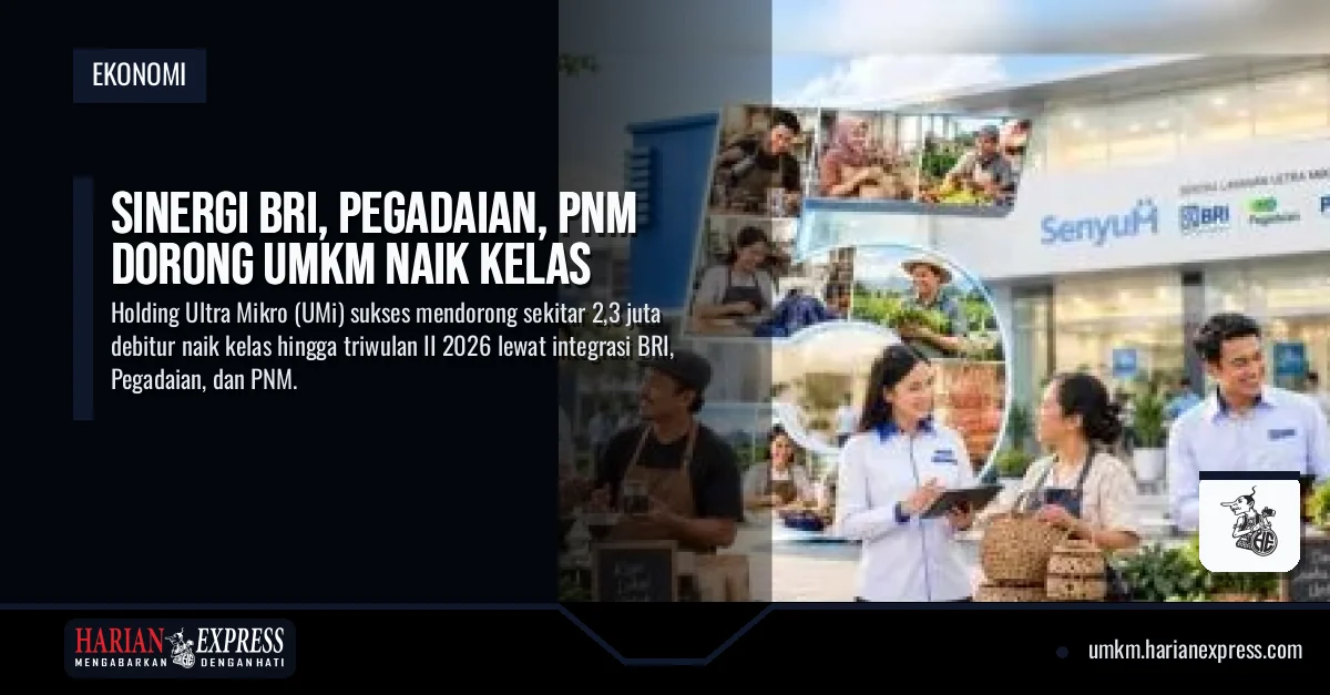 Sinergi BRI, Pegadaian, PNM Dorong UMKM Naik Kelas