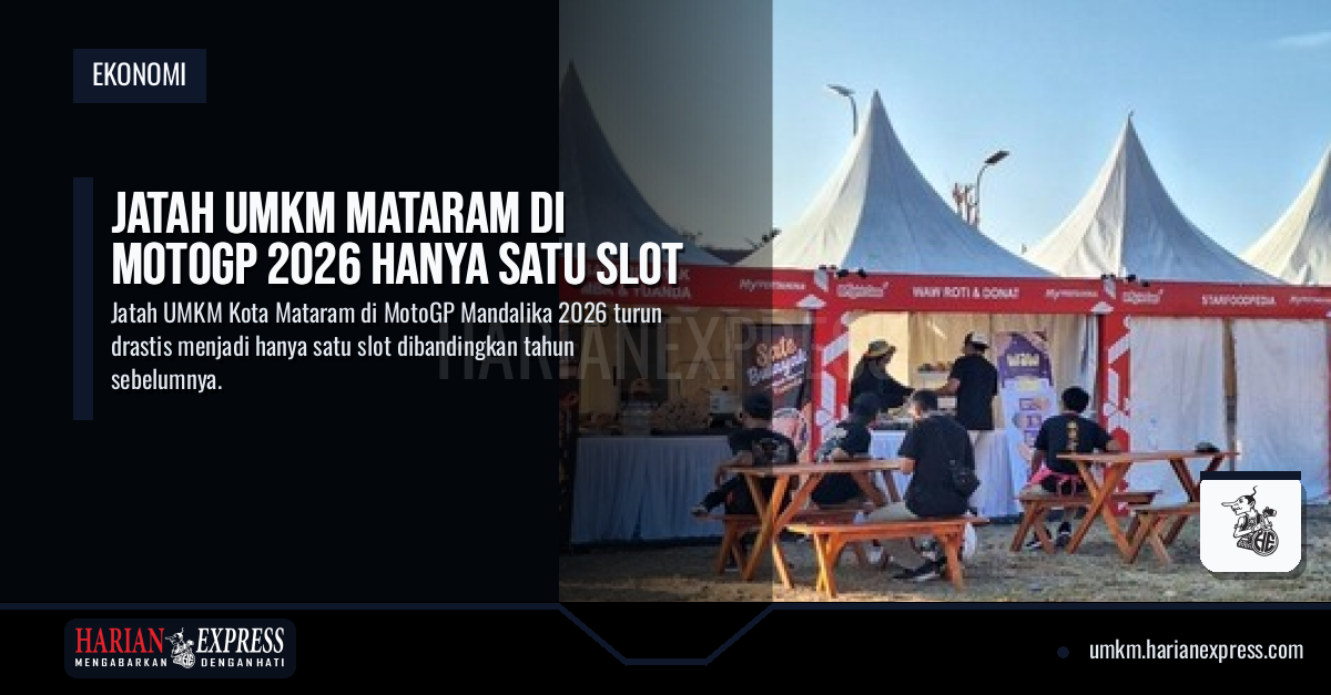 Jatah UMKM Mataram di MotoGP 2026 Hanya Satu Slot