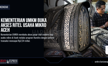 Kementerian UMKM Buka Akses Ritel Usaha Mikro Aceh