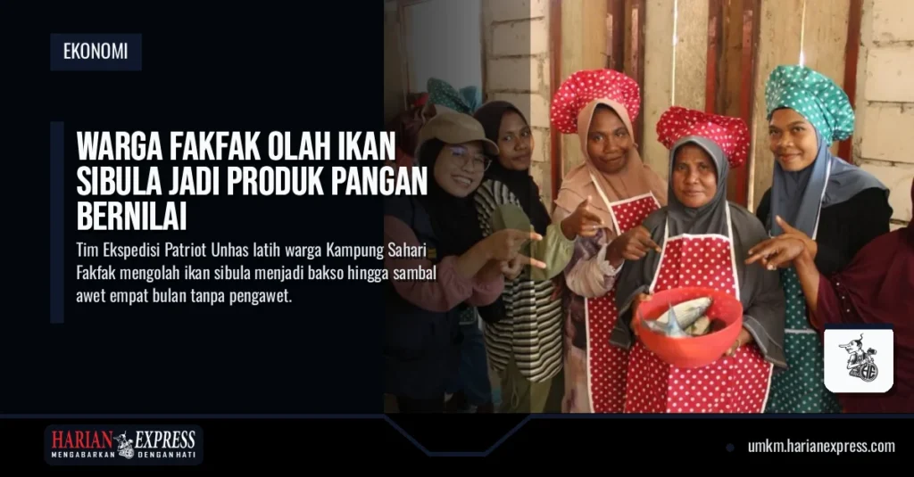 Warga Fakfak Olah Ikan Sibula Jadi Produk Pangan Bernilai