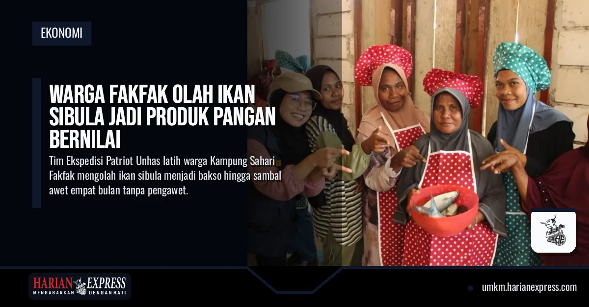 Warga Fakfak Olah Ikan Sibula Jadi Produk Pangan Bernilai