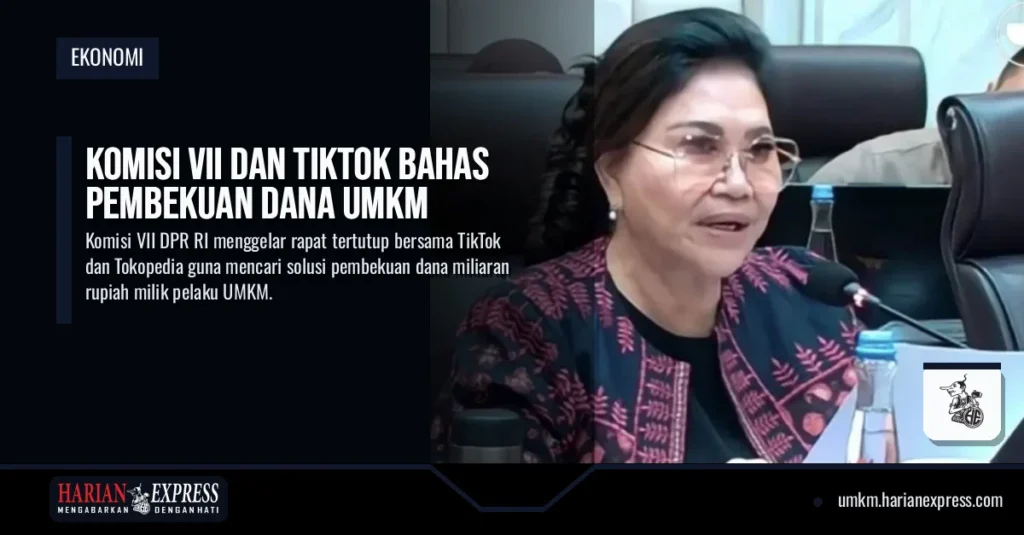 Komisi VII dan TikTok Bahas Pembekuan Dana UMKM