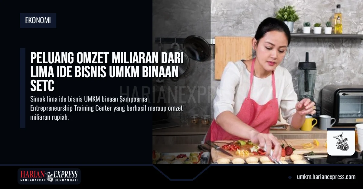 Peluang Omzet Miliaran dari Lima Ide Bisnis UMKM Binaan SETC