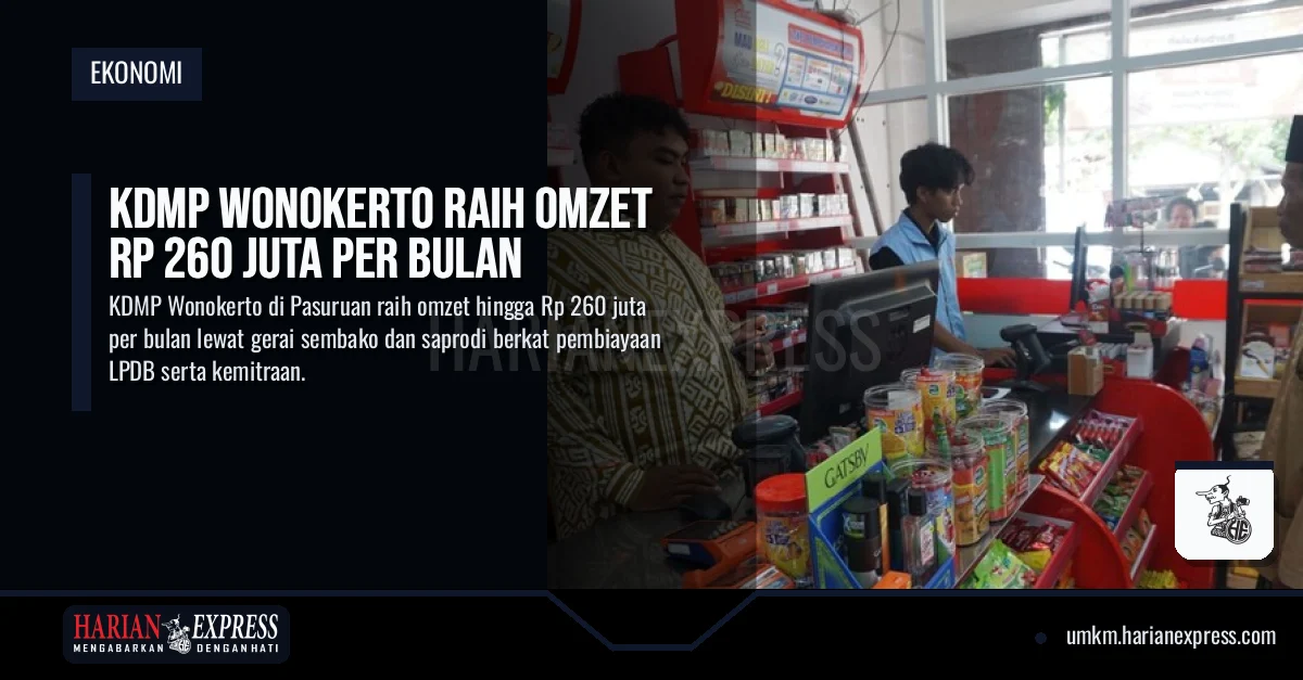 KDMP Wonokerto Raih Omzet Rp 260 Juta per Bulan