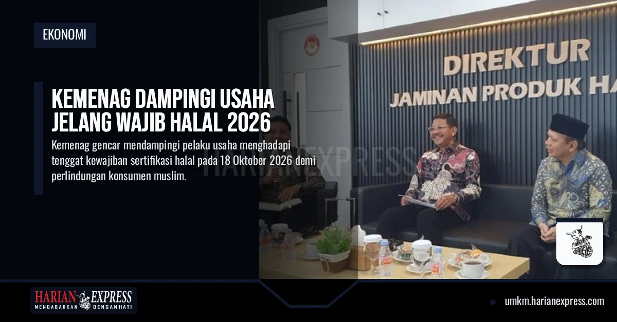 Kemenag Dampingi Usaha Jelang Wajib Halal 2026