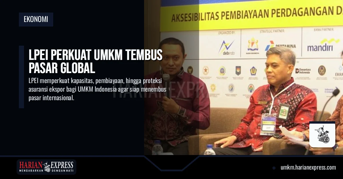 LPEI Perkuat UMKM Tembus Pasar Global