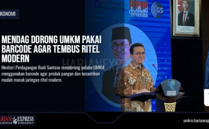 Mendag Dorong UMKM Pakai Barcode Agar Tembus Ritel Modern