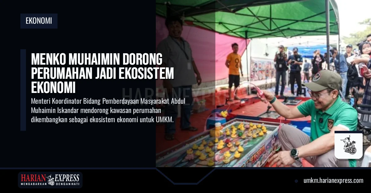 Menko Muhaimin Dorong Perumahan Jadi Ekosistem Ekonomi