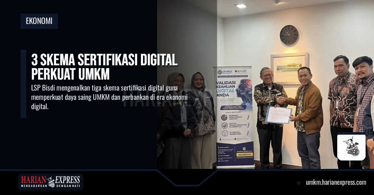 3 Skema Sertifikasi Digital Perkuat UMKM