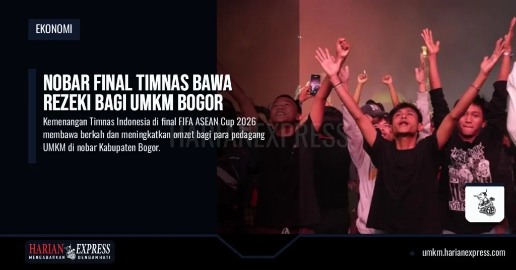 Nobar Final Timnas Bawa Rezeki bagi UMKM Bogor