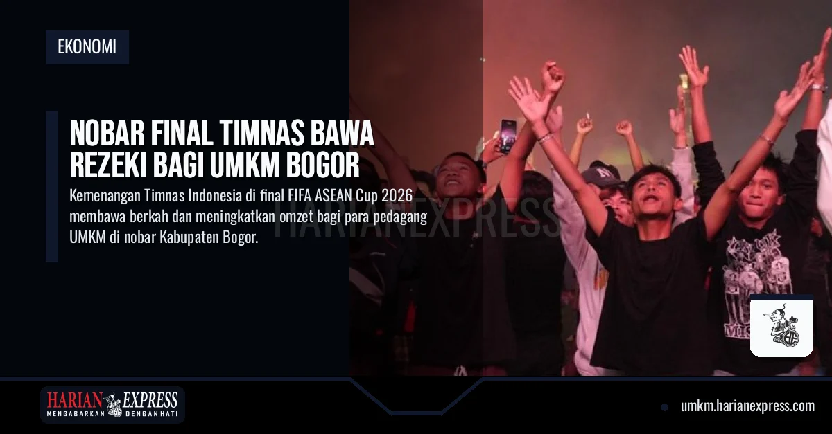 Nobar Final Timnas Bawa Rezeki bagi UMKM Bogor